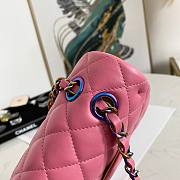 CHANEL CLASSIC HANDBAG PINK A01112 SIZE 25 CM - 4