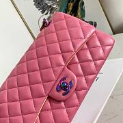 CHANEL CLASSIC HANDBAG PINK A01112 SIZE 25 CM - 3