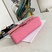 CHANEL CLASSIC HANDBAG PINK A01112 SIZE 25 CM - 6