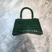 BALENCIAGA HOURGLASS SMALL TOP HANDLE BAG GREEN 5935461 SIZE 23x10x14 CM - 5