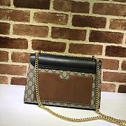 GUCCI PADLOCK MEIDUM GG SHOULDER BAG BLACK 409486 SIZE 30 x 19 x 10  CM - 2