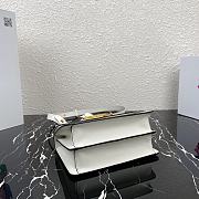 PRADA SAFFIANO LEATHER SYMBOLE BAG WHITE 1BD270 SIZE 20x14x7 CM - 2