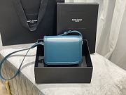 YSL SOLFERINO SMALL SATCHEL TURQUOISE GREEN 634306 SIZE 19x13x5 CM - 3