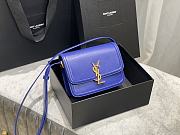 YSL SOLFERINO SMALL SATCHEL ELECTRIC BLUE 634306 SIZE 19x13x5 CM - 4