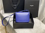 YSL SOLFERINO SMALL SATCHEL ELECTRIC BLUE 634306 SIZE 19x13x5 CM - 2