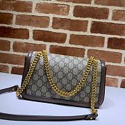 GUCCI GG SUPREME MARMONT SMALL BROWN ‎443497 SIZE 26 x 15 x 7 CM - 3
