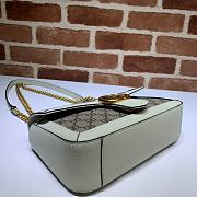 GUCCI GG SUPREME MARMONT SMALL WHITE ‎443497 SIZE 26 x 15 x 7 CM - 2
