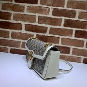 GUCCI GG SUPREME MARMONT SMALL WHITE ‎443497 SIZE 26 x 15 x 7 CM - 5