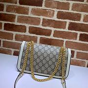 GUCCI GG SUPREME MARMONT SMALL WHITE ‎443497 SIZE 26 x 15 x 7 CM - 6