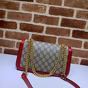 GUCCI GG SUPREME MARMONT SMALL RED ‎443497 SIZE 26 x 15 x 7 CM   - 4