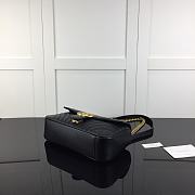 GUCCI GG MARMONT SMALL MATELASSÉ BLACK SIZE26CM - 2