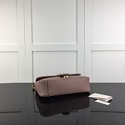 GUCCI GG MARMONT SMALL MATELASSÉ DUSTY PINK ‎443497 SIZE 26 x 15.5 x 6 CM - 2