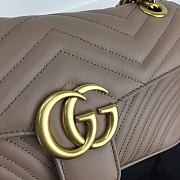 GUCCI GG MARMONT SMALL MATELASSÉ KINGSPOT GRAY ‎443497 SIZE 26 x 15.5 x 6 CM - 2