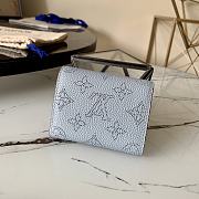 LV IRIS XS WALLET CORNFLOWER BLUE M67498 SIZE 9.8 x 7.8 x 1 CM - 3