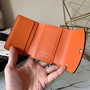 LV IRIS XS WALLET CORNFLOWER BLUE M67498 SIZE 9.8 x 7.8 x 1 CM - 2