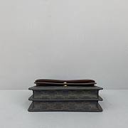 CELINE WALLET ON STRAP IN TRIOMPHE CANVAS 10D852 SIZE 20 x 13 x 6 CM - 4