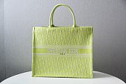 DIOR BOOK TOTE ZODIAC EMBROIDERY LEMON M1286 SIZE 41.5x35x18 CM - 1
