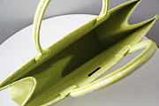 DIOR BOOK TOTE ZODIAC EMBROIDERY LEMON M1286 SIZE 41.5x35x18 CM - 2