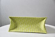 DIOR BOOK TOTE ZODIAC EMBROIDERY LEMON M1286 SIZE 41.5x35x18 CM - 6