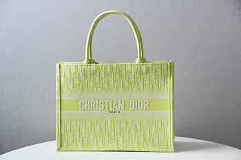 DIOR SMALL BOOK TOTE ZODIAC EMBROIDERY M1296 SIZE 36x28x16 CM