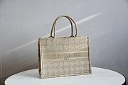 DIOR BOOK TOTE BEIGE M1296 SIZE 36.5 x 28 x 17.5 CM - 1
