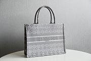DIOR BOOK TOTE GRAY M1296 SIZE 36.5 x 28 x 17.5 CM - 1