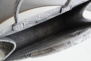 DIOR BOOK TOTE GRAY M1296 SIZE 36.5 x 28 x 17.5 CM - 2