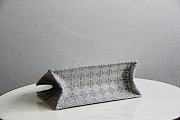 DIOR BOOK TOTE GRAY M1296 SIZE 36.5 x 28 x 17.5 CM - 5