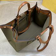 FENDI PEEKABOO X-TOTE KHAKI 8BH374 SIZE 41 x 29 x 14 CM - 5