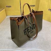 FENDI PEEKABOO X-TOTE KHAKI 8BH374 SIZE 41 x 29 x 14 CM - 3