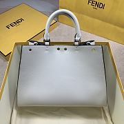 FENDI PEEKABOO X SMALL LEATHER WHITE 8BH377 SIZE 35 x 26 x 13 CM - 3