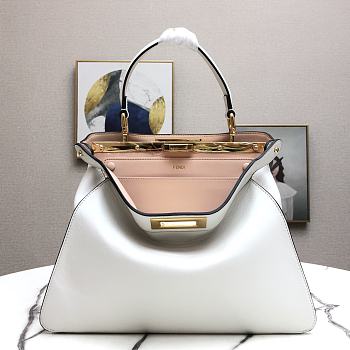FENDI PEEKABOO ISEEU WHITE 8BN321 SIZE 33.5 x 25.5 x 13 CM