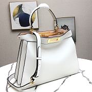 FENDI PEEKABOO ISEEU WHITE 8BN321 SIZE 33.5 x 25.5 x 13 CM - 4