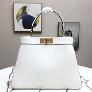 FENDI PEEKABOO ISEEU WHITE 8BN321 SIZE 33.5 x 25.5 x 13 CM - 6