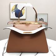 FENDI PEEKABOO ISEEU BROWN 8BN321 SIZE 33.5 x 25.5 x 13 CM - 3