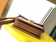 YSL SOLFERINO MEDIUM SATCHEL NATURAL BEIGE & BRICK 634305 SIZE 23x16x6 CM - 6