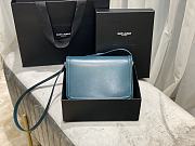 YSL SOLFERINO MEDIUM SATCHEL TURQUOISE GREEN 634305 SIZE 23x16x6 CM - 2