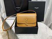 YSL SOLFERINO MEDIUM SATCHEL CARAMEL 634305 SIZE 23x16x6 CM - 1