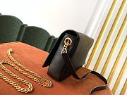 YSL KATE 99 WITH TASSEL BLACK LEATHER 604276 SIZE 26 x 13.5 x 4.5 CM - 2