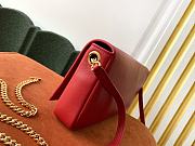 YSL KATE 99 WITH TASSEL RED LEATHER 604276 SIZE 26 x 13.5 x 4.5 CM - 2