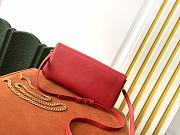 YSL KATE 99 WITH TASSEL RED LEATHER 604276 SIZE 26 x 13.5 x 4.5 CM - 4