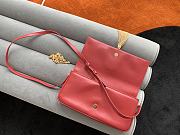 YSL KATE 99 WITH TASSEL RED LEATHER 604276 SIZE 26 x 13.5 x 4.5 CM - 5
