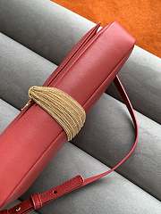 YSL KATE 99 WITH TASSEL RED LEATHER 604276 SIZE 26 x 13.5 x 4.5 CM - 6