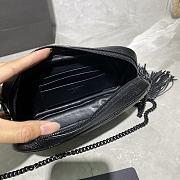 YSL LOU MINI CAMERA BAG BLACK 585040 SIZE 18×10×5 CM - 3