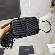 YSL LOU MINI CAMERA BAG BLACK 585040 SIZE 18×10×5 CM - 5