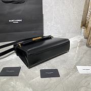 YSL MANHATTAN BLACK SMOOTH LEATHER 579271 SIZE 29x20.5x7 CM - 4