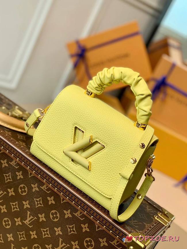 LV TWIST PM GINGER YELLOW M58571 SIZE 18 x 13 x 8 CM - 1