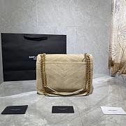 YSL NIKI MEDIUM IN SUEDE LEATHER BLACK 498894 SIZE 28 x 20 x 8 CM - 3