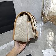 YSL NIKI MEDIUM IN LINING CANVAS & VINTAGE LEATHER 498894 SIZE 28 x 20.5 x 8.5 CM - 4