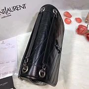 YSL NIKI MEDIUM IN CRINKLED VINTAGE LEATHER BLACK 498894 SIZE 28 x 20.5 x 8.5 CM - 2